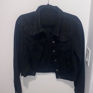 Black Jean jacket - never worn